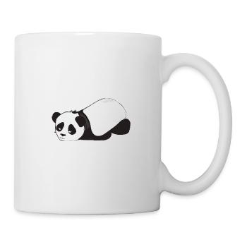 Pas une personne du matin-Grumpy Panda - Mug blanc - blanc - Droite