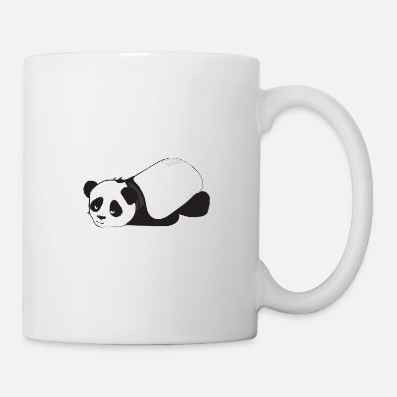 Not a morning person-Grumpy Panda - Mug - white