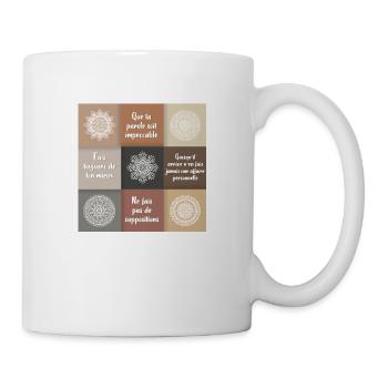 LES ACCORDS TOLTEQUES - Mug blanc - blanc - Droite