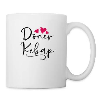 Doner Kebab Fast Food Saying Gift - Mug - white - Right