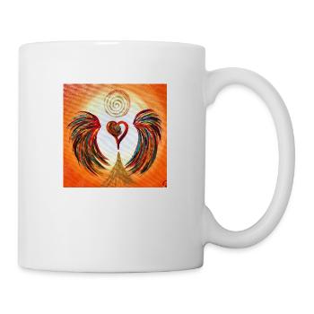 Le cœur de la joie - Mug blanc - blanc - Droite