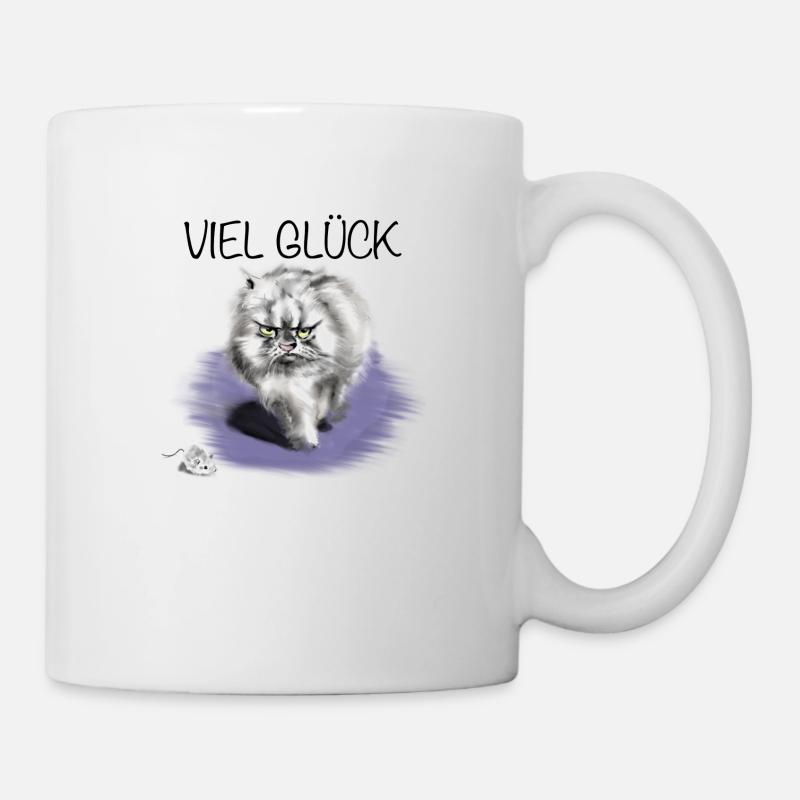 Viel Glück - Tasse - Weiß