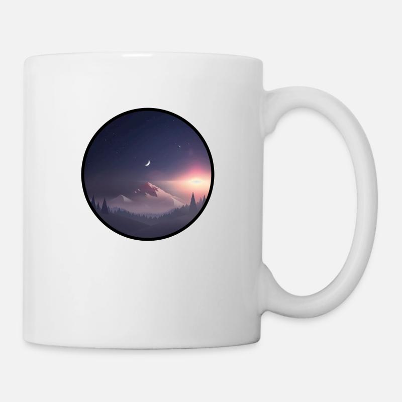 Montagne - Mug blanc - blanc