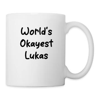 World's okayest Lukas - Mug - white - Right