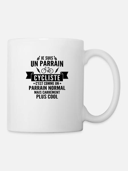 Je suis un Parrain cycliste - Mug blanc - blanc