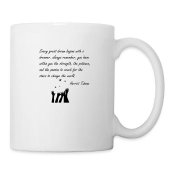 Every Great Dream - Mug blanc - blanc - Droite