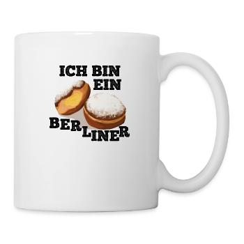 Ich bin ein Berliner - Tasse - Weiß - Rechts