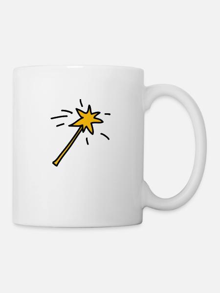Zauberstab! - Tasse - Weiß