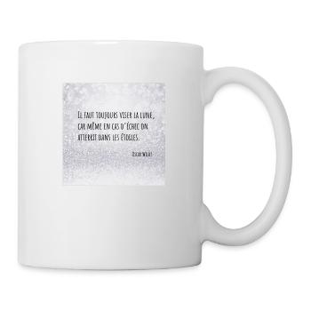 Zitat Traum - Tasse - Weiß - Rechts
