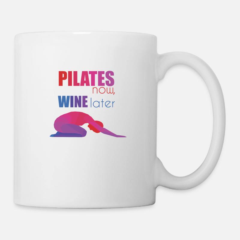 Pilates - Tasse - Weiß