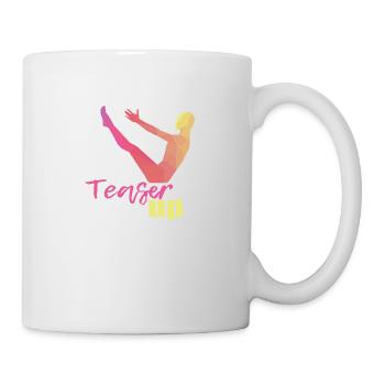 Pilates Geschenk - Tasse - Weiß - Rechts