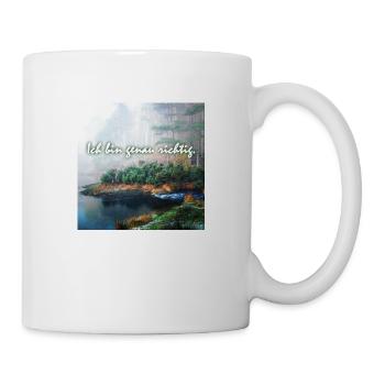 Ich bin genau richtig. - Tasse - Weiß - Rechts