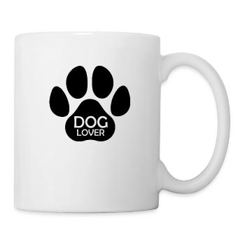 Chien chien - Mug blanc - blanc - Droite