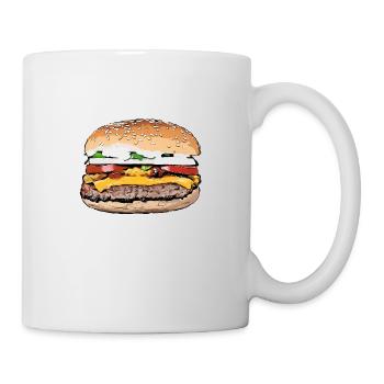 Hamburger - Tasse - Weiß - Rechts