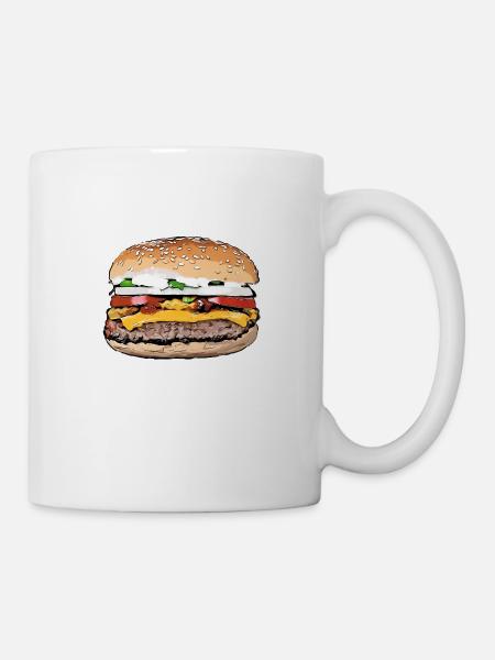 Hamburger - Tasse - Weiß