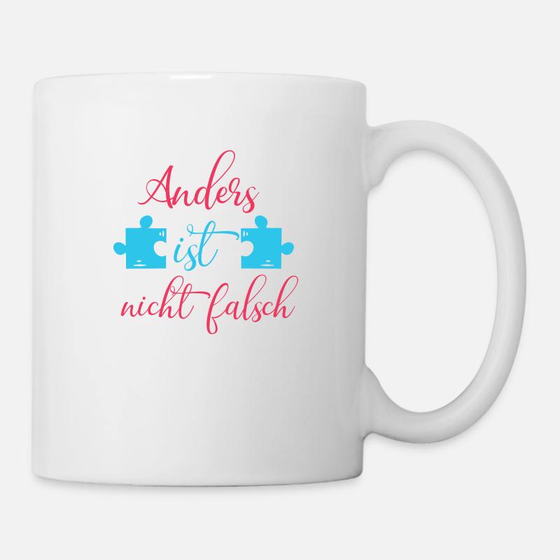 Sei anders Be Different LGBT Gay Regenbogen Pride - Tasse - Weiß