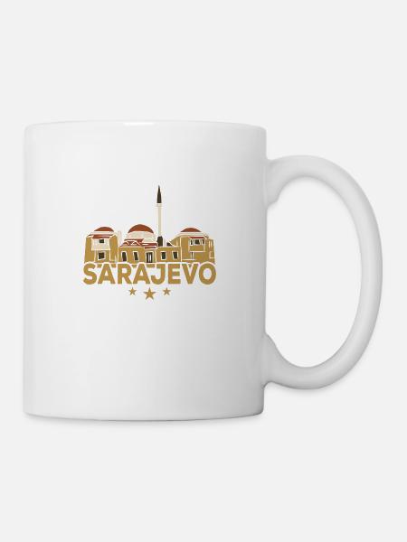Sarajevo ByTheManzanitas - Mug blanc - blanc