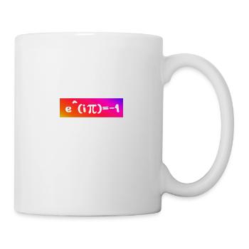 Les symboles de maths Belles mathématiques Formule Eulersche - Mug blanc - blanc - Droite