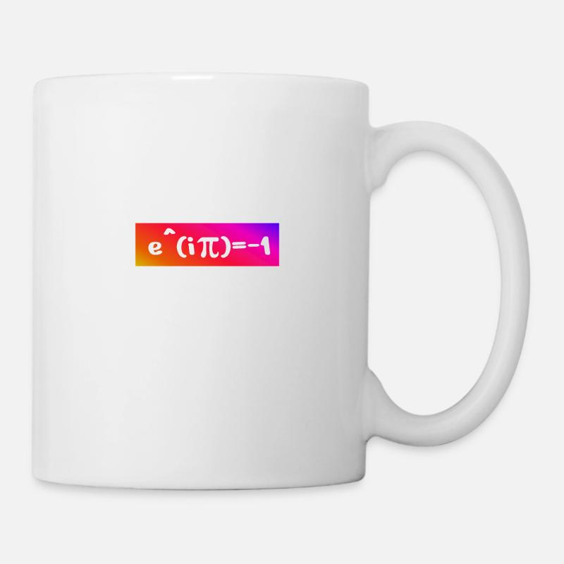 Mathe-Symbole Schöne Mathematik Eulersche Formel - Tasse - Weiß