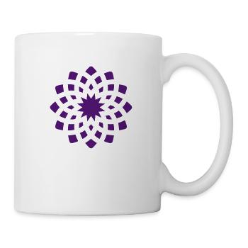 chakra om mandala yoga liebe energie - Tasse - Weiß - Rechts