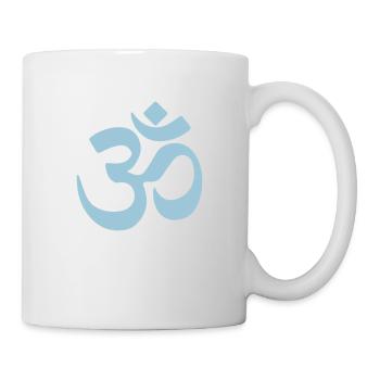 om 5 - Mug blanc - blanc - Droite