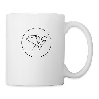 Bird origami - Mug - white - Right