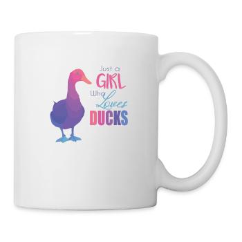 Ente - Tasse - Weiß - Rechts