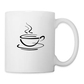 coffee cup - Mug - white - Right