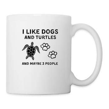 DOGS AND TURTLES - Mug blanc - blanc - Droite