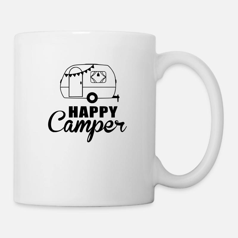 camper happy - Mug - white