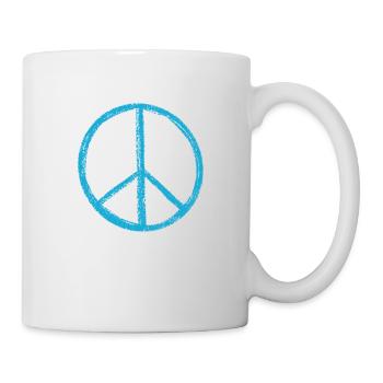 Peace Sign - Tasse - Weiß - Rechts