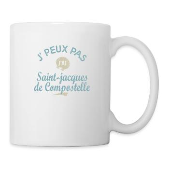 compostelle J'peux pas j ai chemin de Compostelle - Mug blanc - blanc - Droite