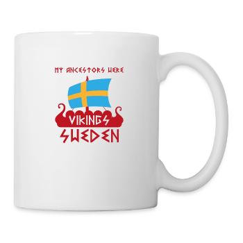 Sweden Vikings Ancestors Wikinger Germanen - Tasse - Weiß - Rechts