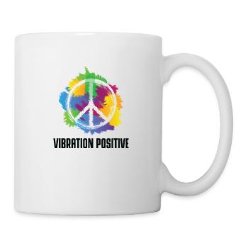 T-shirt vibration positive. - Mug blanc - blanc - Droite