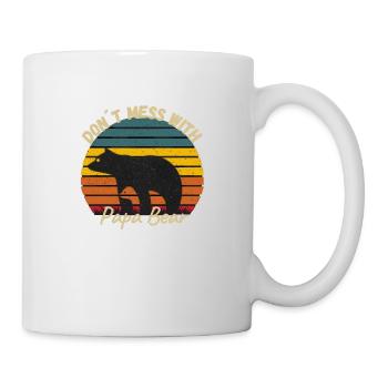 papa bear - Mug - white - Right