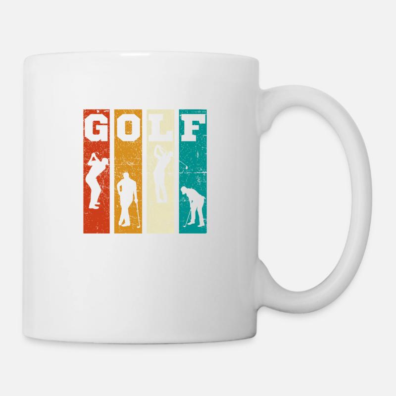 Golf Vintage Design - Golf Golfer Golfer - Tasse - Weiß