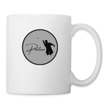 Boule Logo Silhouette Pointeur - Mug blanc - blanc - Droite