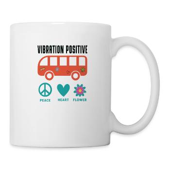 T-shirt vibration positive. - Mug blanc - blanc - Droite