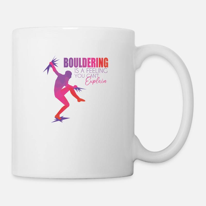 Bouldern - Tasse - Weiß