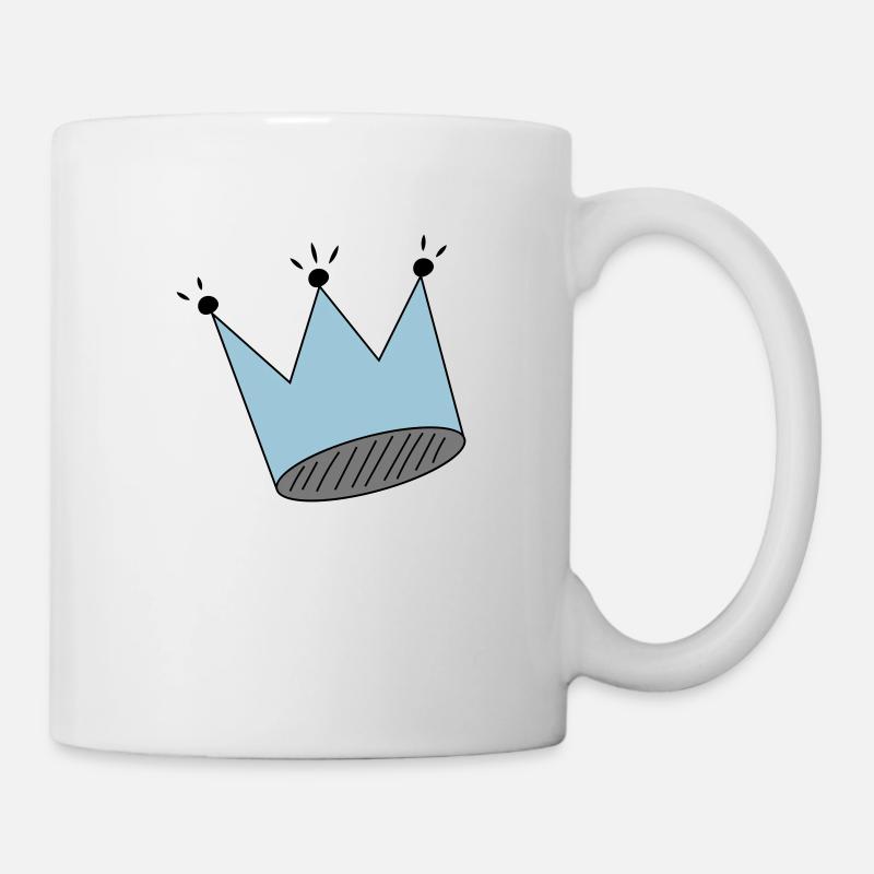 Couronne - Mug blanc - blanc