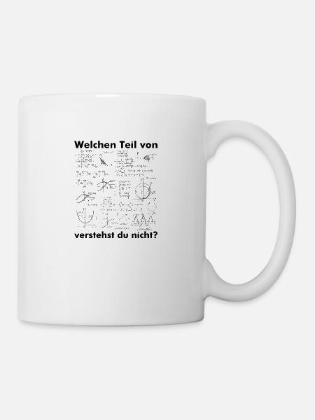 Geometrie Schule Lehrer Student - Tasse - Weiß