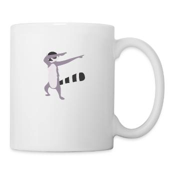 Dabbing Lemur Dab Dancer Lemur Lover Gift Idea - Mug - white - Right