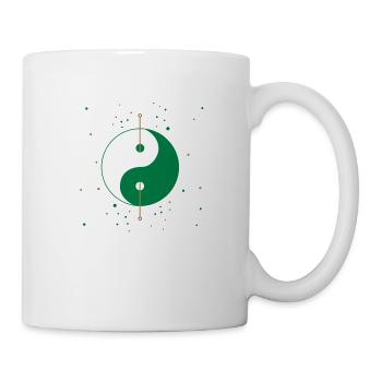 Acupuncture Yin yang - Mug blanc - blanc - Droite
