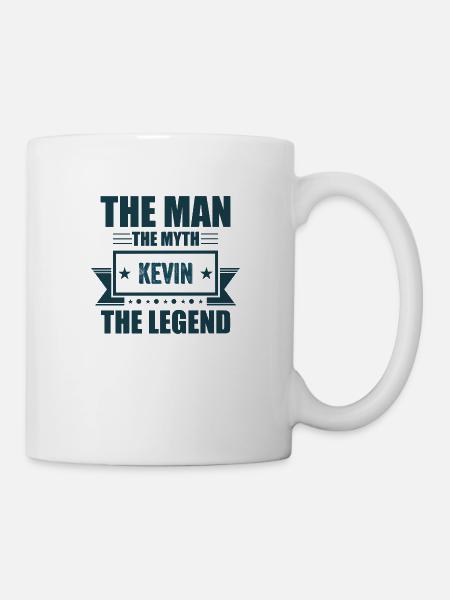 The man the myth Kevin the Legend Kevin Gift - Mug - white