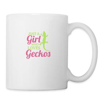 Just a girl who loves geckos gecko lover poison - Mug - white - Right