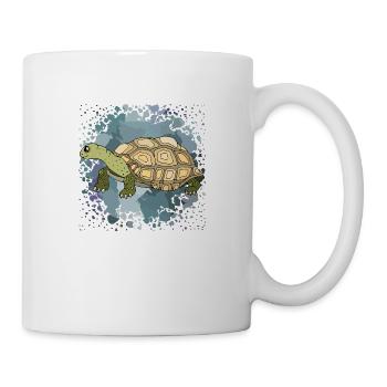 Tortue - Mug blanc - blanc - Droite