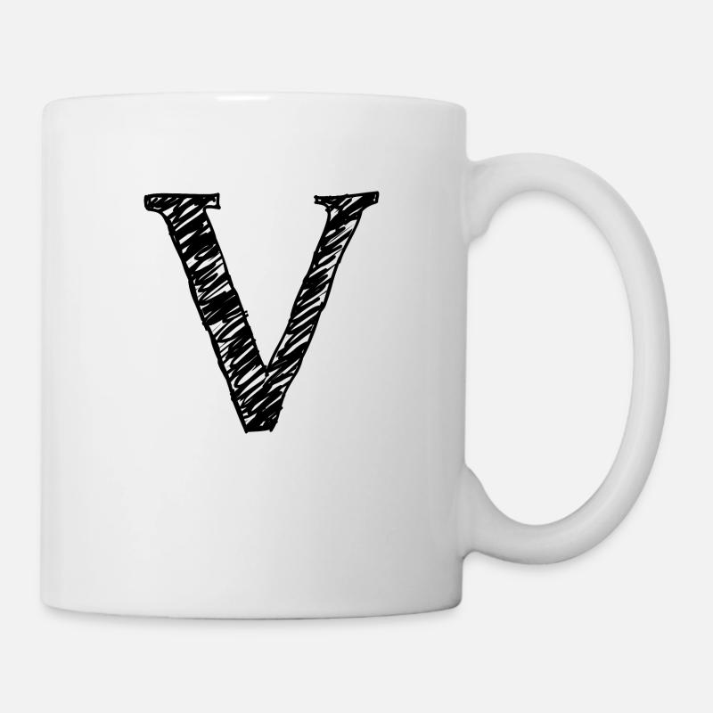 V - Mug - white