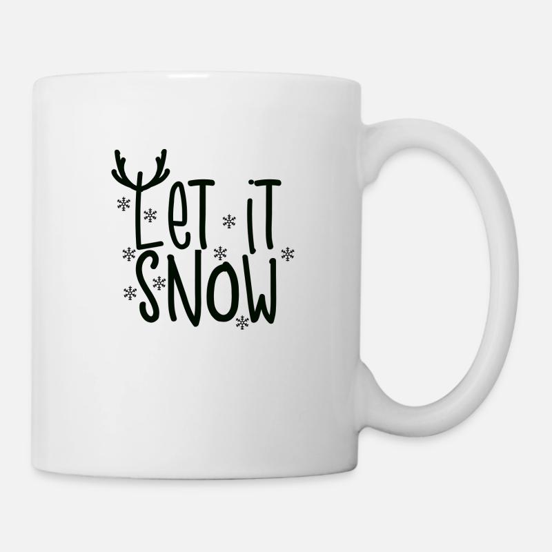 Let It Snow - Tasse - Weiß