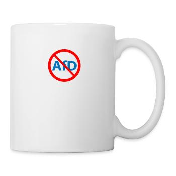 Gegen AfD! Recht statt Rechts - Tasse - Weiß - Rechts