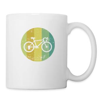 Fahrrad - Tasse - Weiß - Rechts
